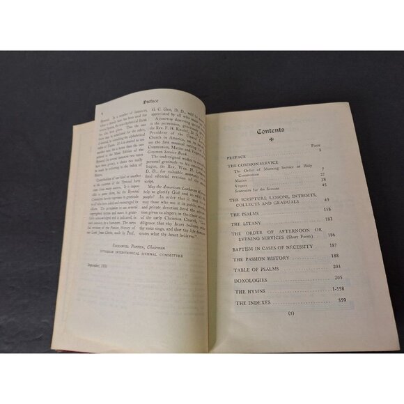 American Lutheran Hymnal 1930 Hardcover Vintage - Picture 5 of 16
